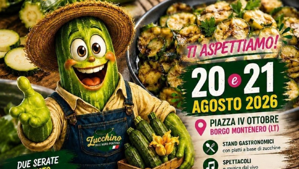 A Borgo Montenero torna la gustosa “Sagra dello Zucchino dell’Agro Pontino”. - 