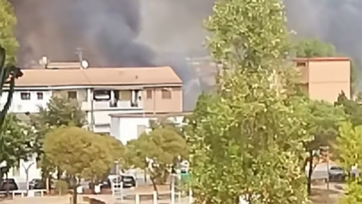 Fiamme alte e paura tra le case a Campo Boario, a Latina: rogo improvviso in via Milazzo. - 