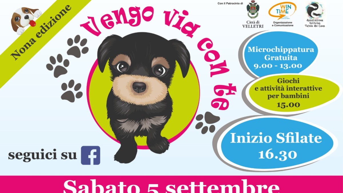 Velletri - “Vengo via con te”, si inizia con la microchippatura gratuita - 