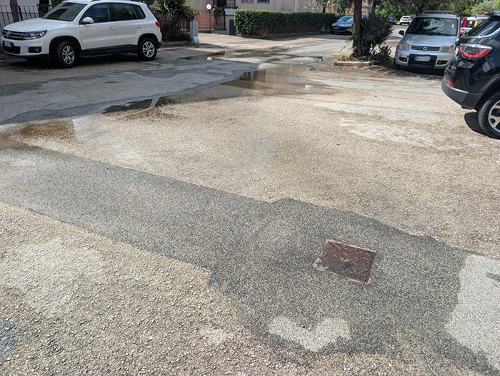 Perdite acqua Via Cherubini Aprilia