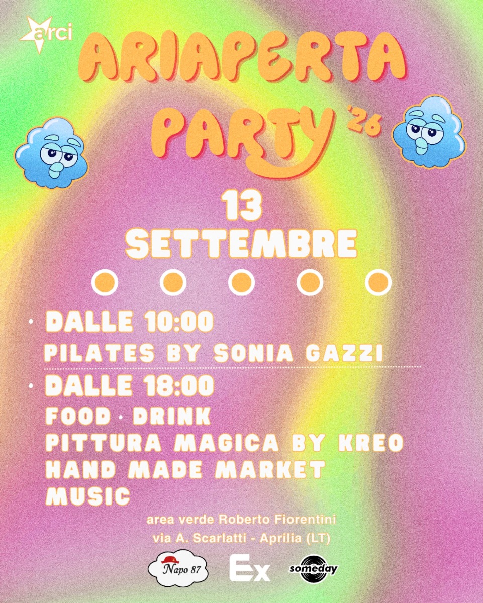 Ariaperta Party - Parco Fiorentini 2026