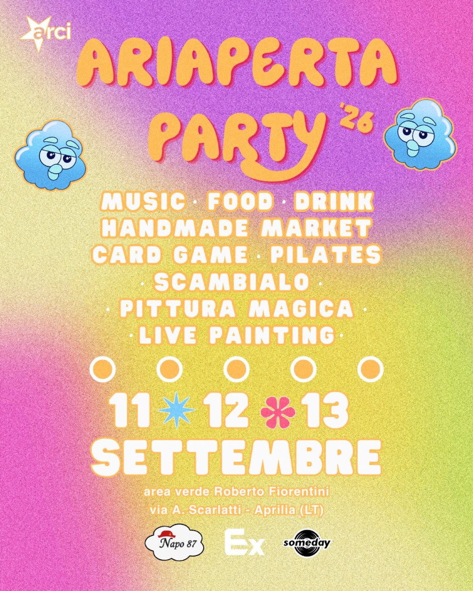 Ariaperta Party - Parco Fiorentini 2026