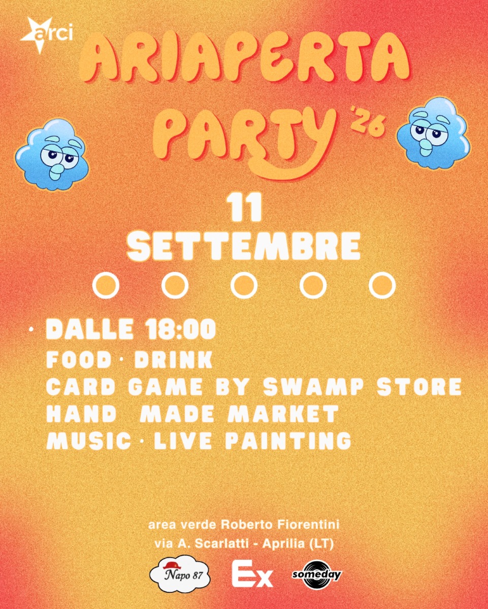 Ariaperta Party - Parco Fiorentini 2026
