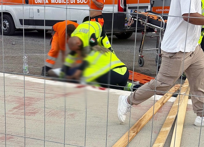 Infortunio sul lavoro via Ugo La Malfa Aprilia