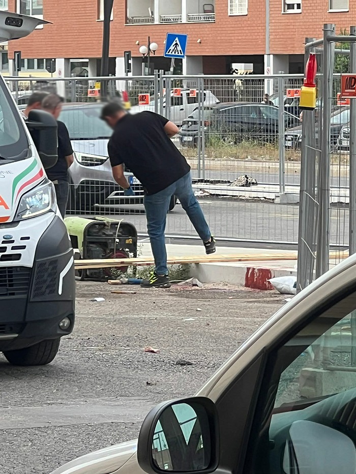 Infortunio sul lavoro via Ugo La Malfa Aprilia