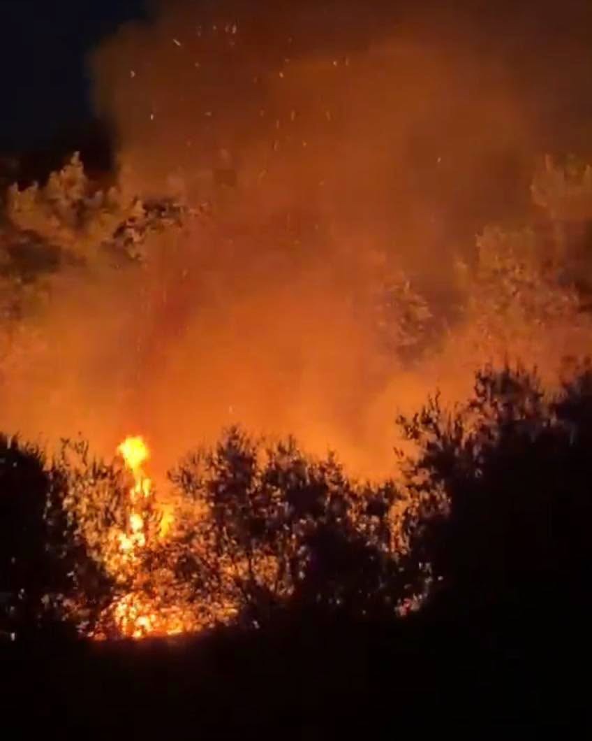 Incendi tra Priverno e Sezze - Protezione Civile