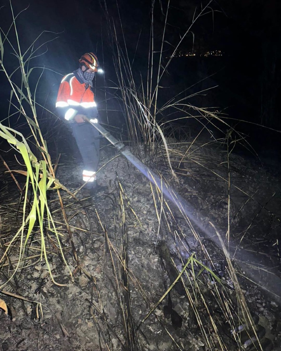 Incendi tra Priverno e Sezze - Protezione Civile