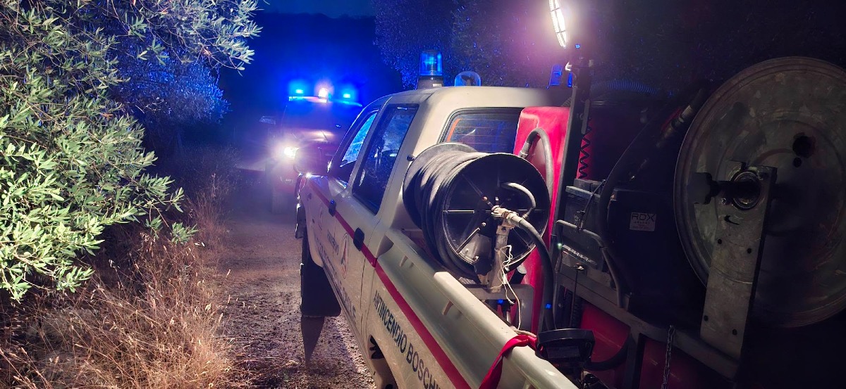 Incendi tra Priverno e Sezze - Protezione Civile