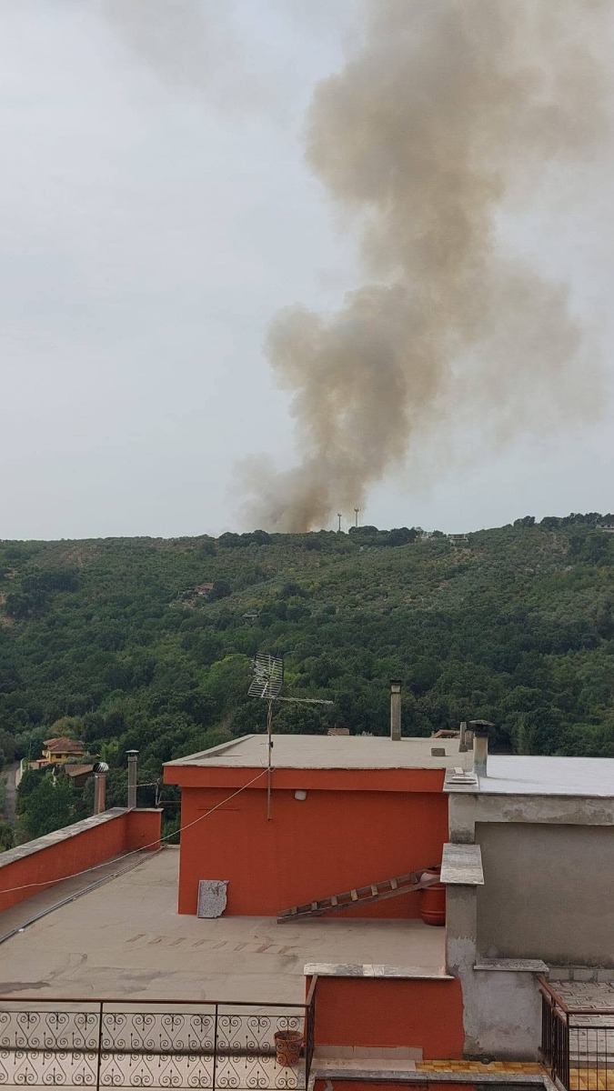 Incendi tra Priverno e Sezze - Protezione Civile