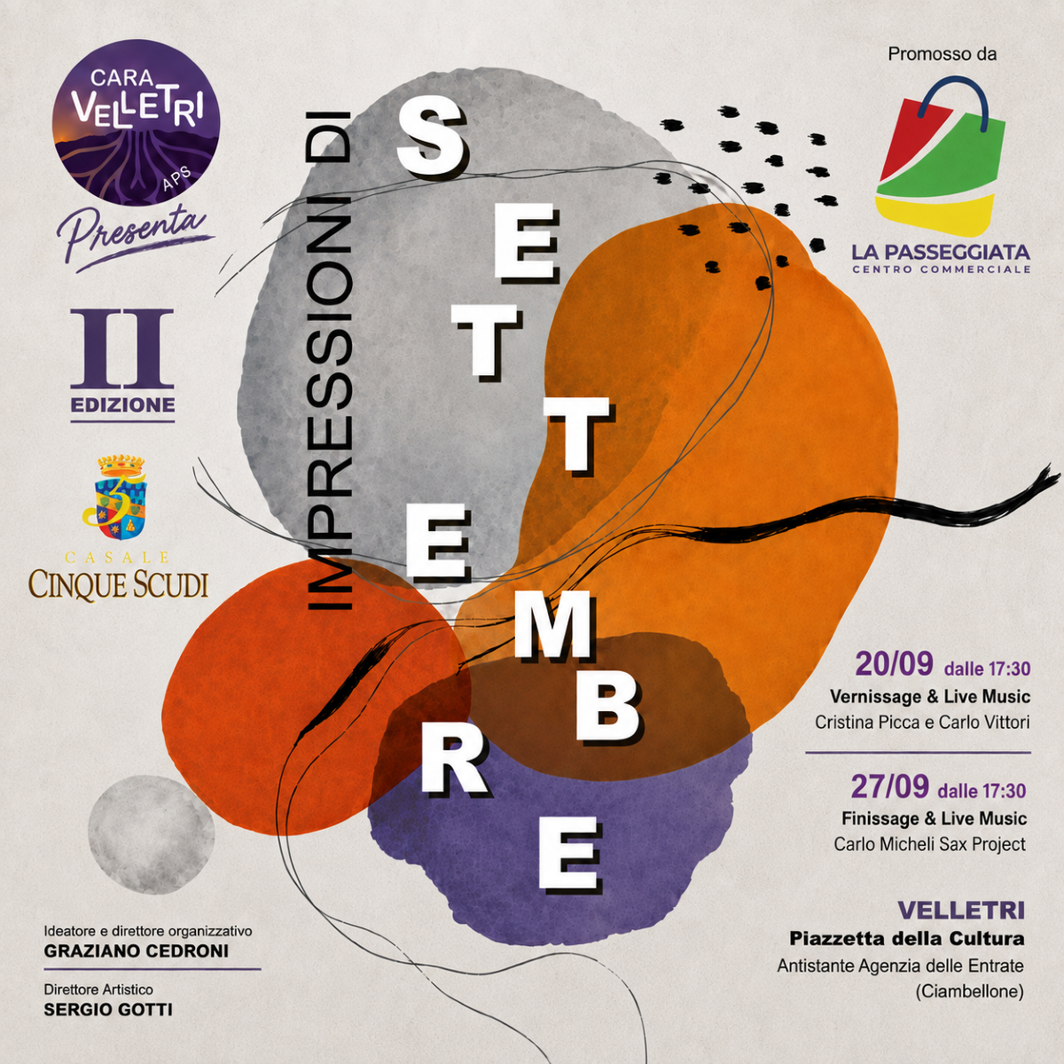 Torna a Velletri la rassegna d’arte “Impressioni di Settembre” - 