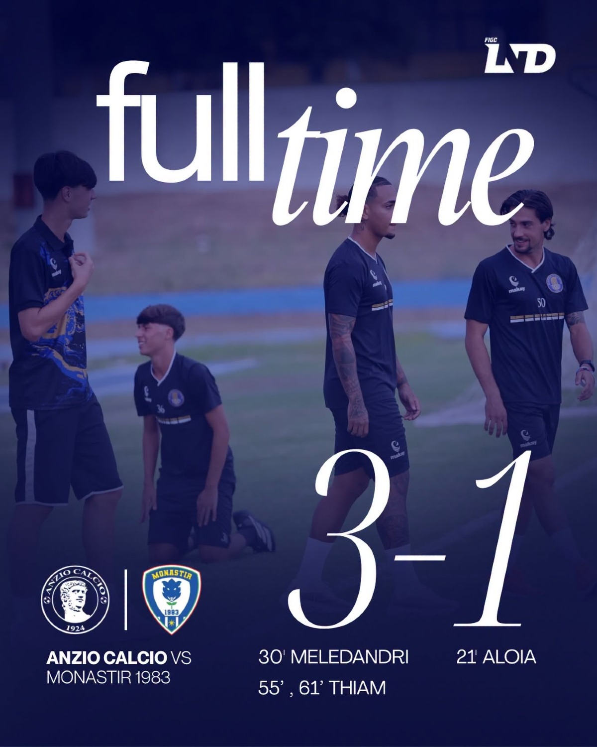 Calcio - Serie D - L'Anzio batte Monastir 3-1 - 