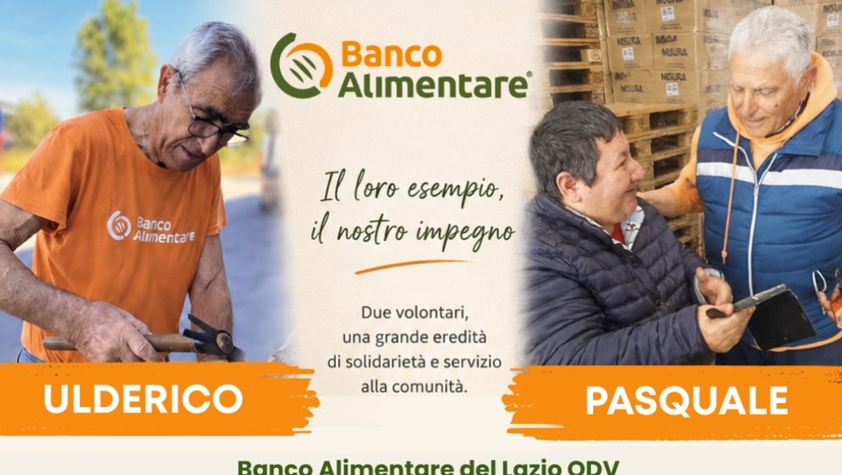 Aprilia, il Banco Alimentare ricorda i suoi volontari: il magazzino intitolato a Romagnoli e Del Vecchio - 