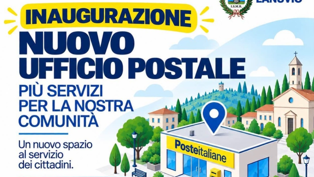 Nuovi servizi a Lanuvio: si inaugura la nuova sede dell’Ufficio Postale. - 