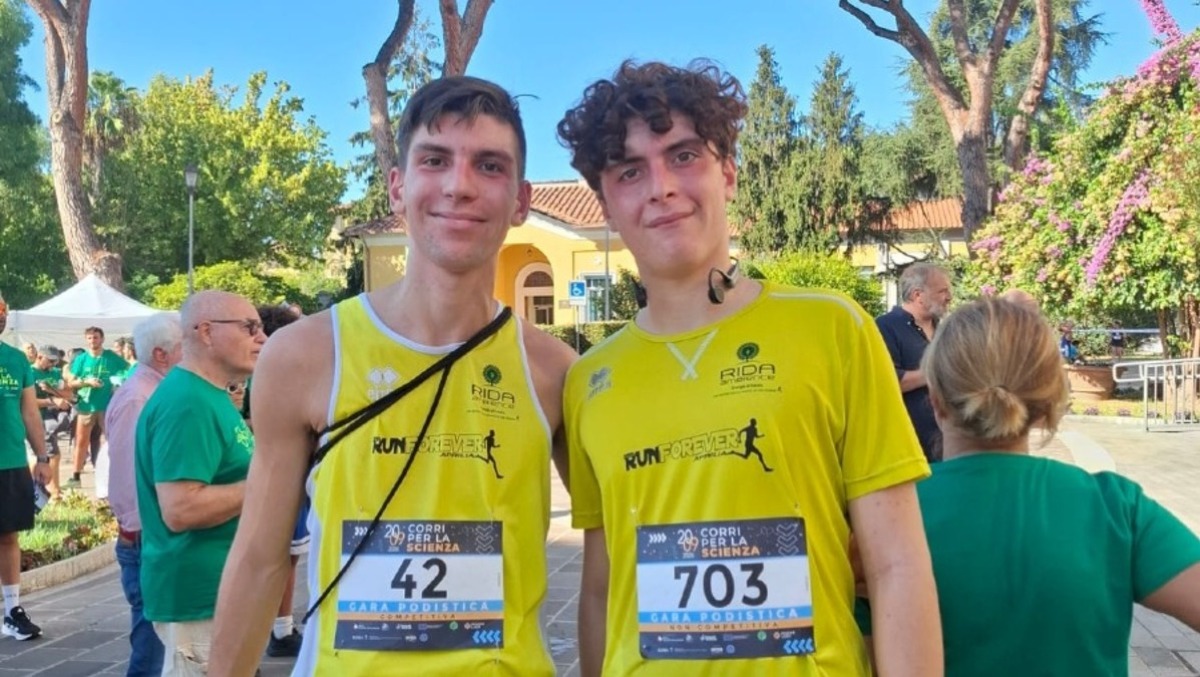 Runforever Aprilia a “Corri per la Scienza”: Francesco Cellamare 4° assoluto e 1° Juniores. - 