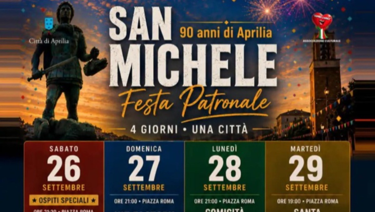 Aprilia, via alla festa di San Michele Arcangelo: ecco il programma completo delle 4 serate! - 