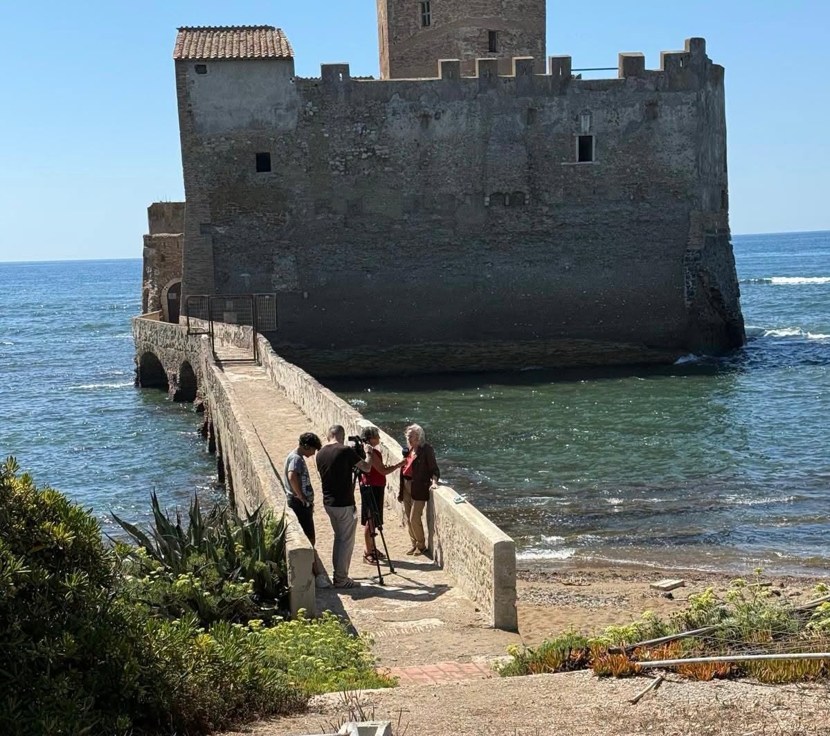 Torre Astura - Luoghi del Cuore Fai - riprese Rai