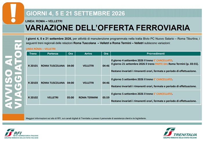 Lavori Roma-Velletri_21Settembre
