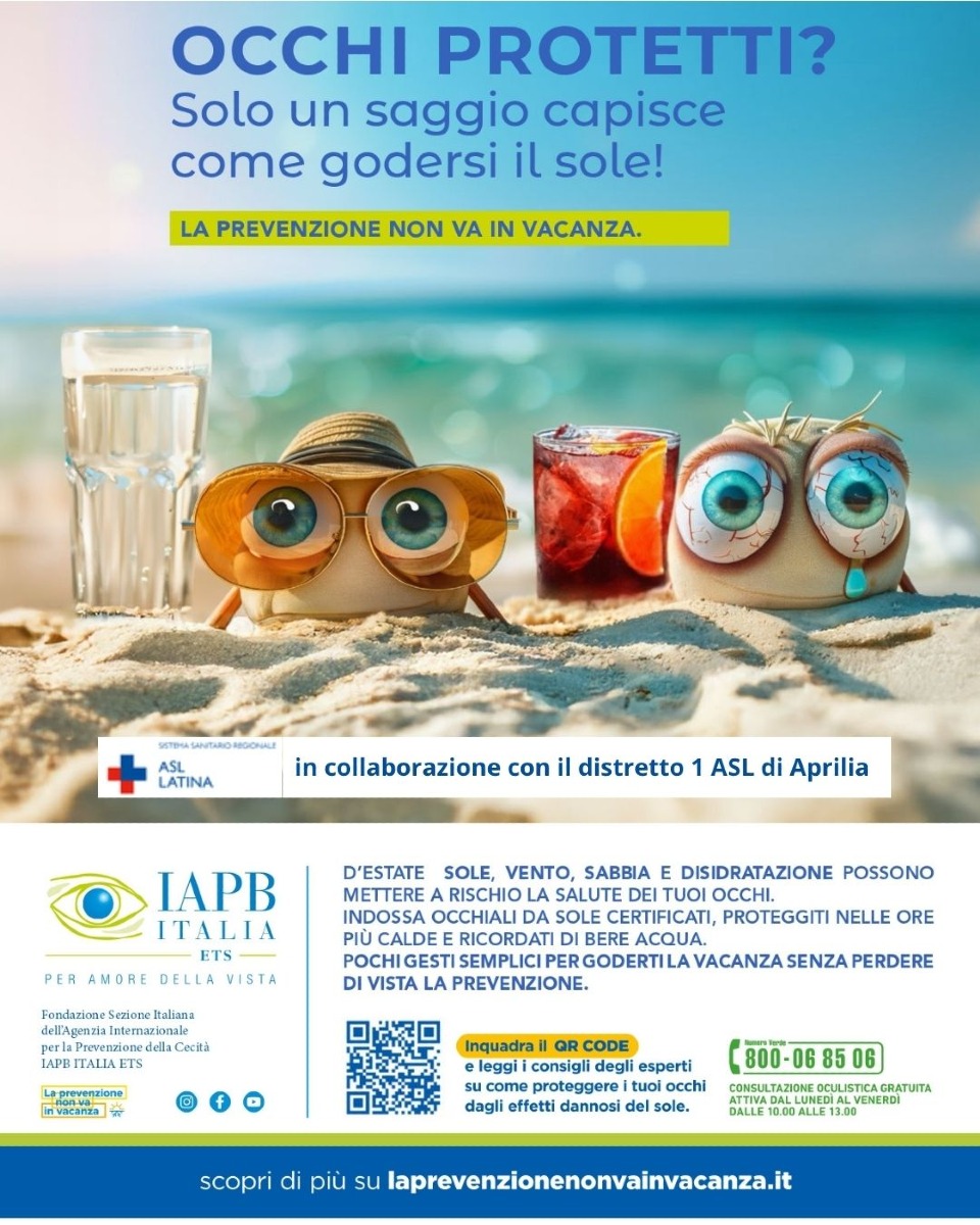 Evento prevenzione cecità Aprilia