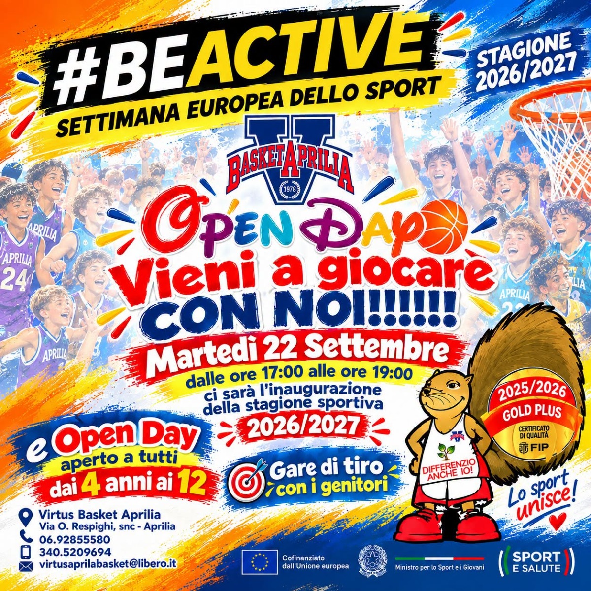 Virtus Aprilia Be Activ_locandina