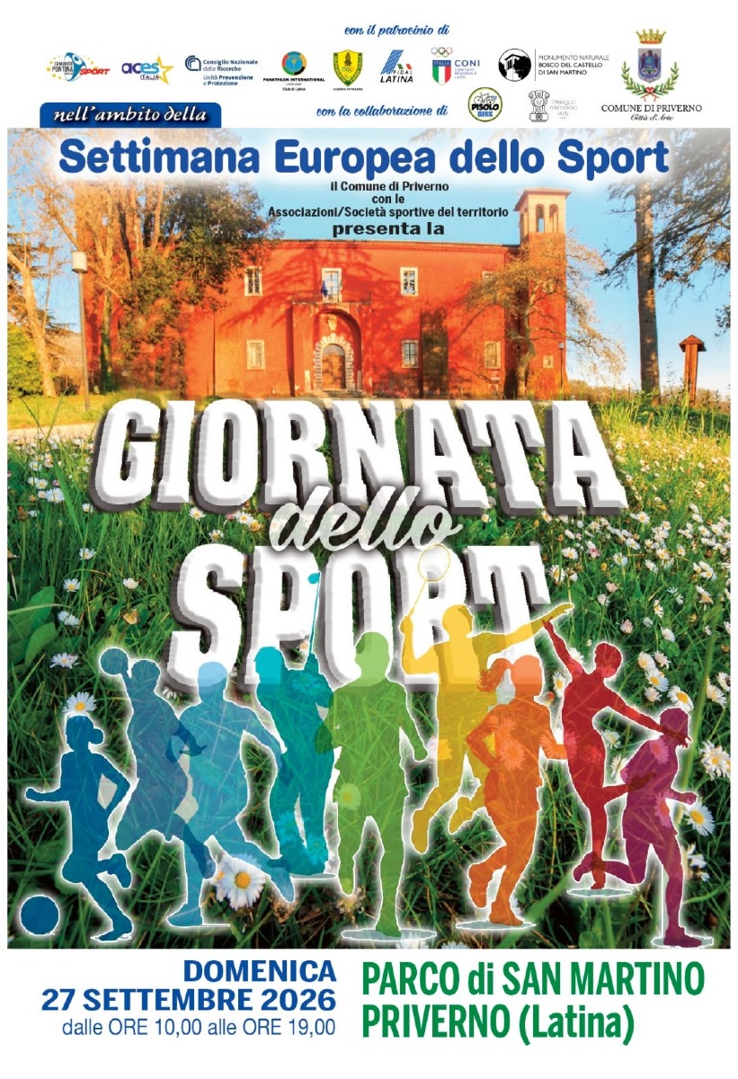 Giornata dello Sport Priverno 2026