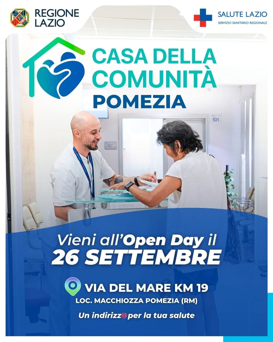 Pomezia - Open day regionale delle Case della Comunità