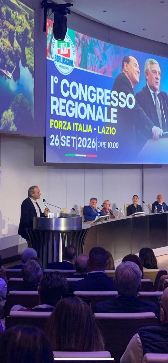 Congresso regionale di Forza Italia_elezione Fazzone