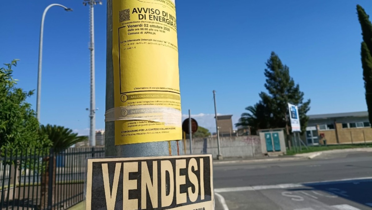 Aprilia, interruzione elettrica programmata in alcune strade del Quartiere Primo. - 