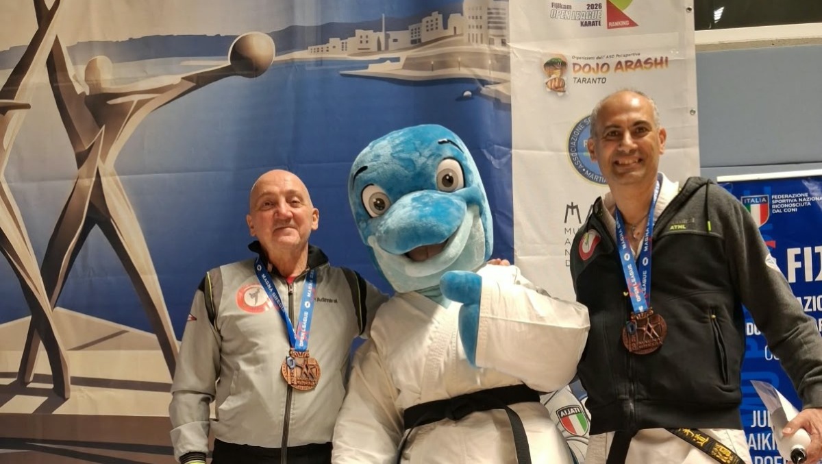 Karate - Open Magna Grecia, Aprilia sul podio con Maurizio Amato e Alessandro Pompei - 