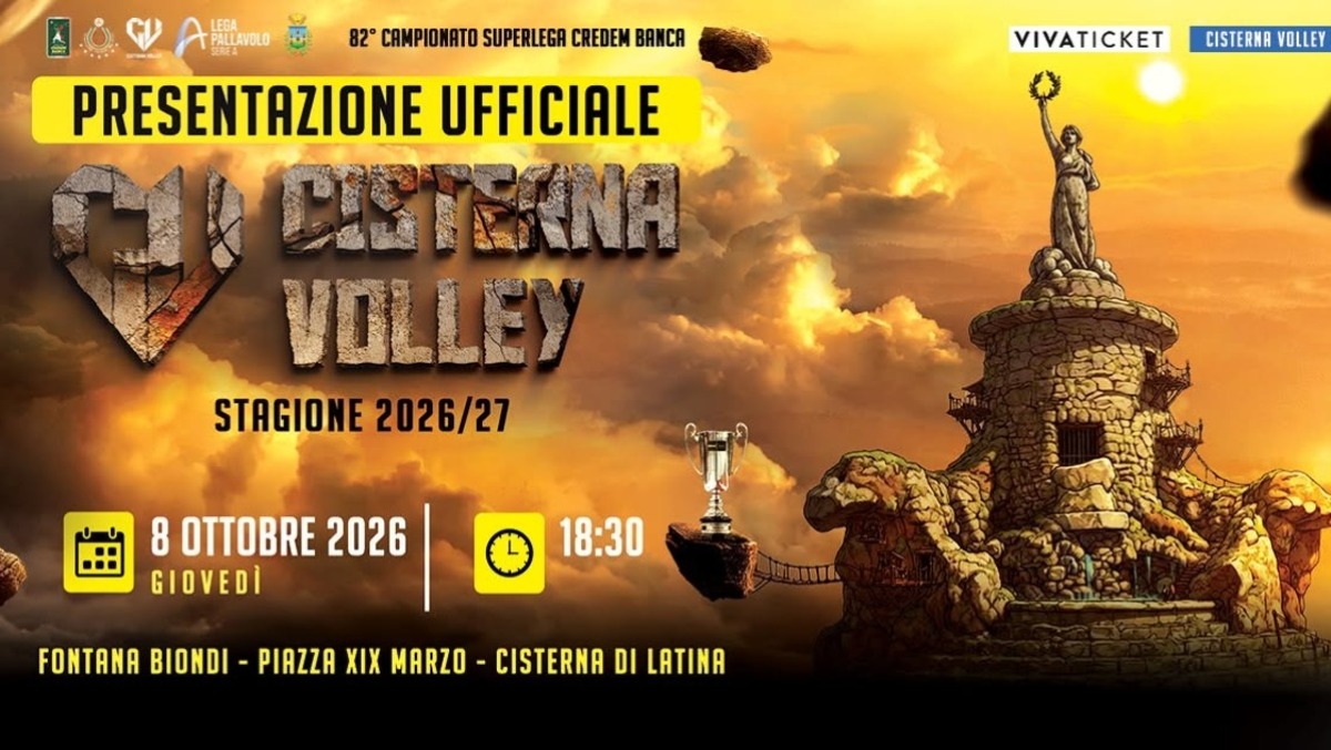 Superlega ai nastri di partenza. Il Cisterna Volley si presenta alla città. - 