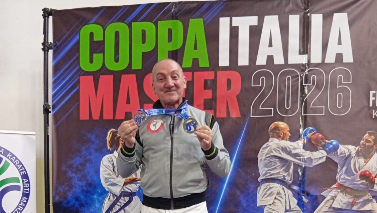 Aprilia - Coppa Italia Master di Kata e Kumite: il maestro Amato è due volte bronzo - 