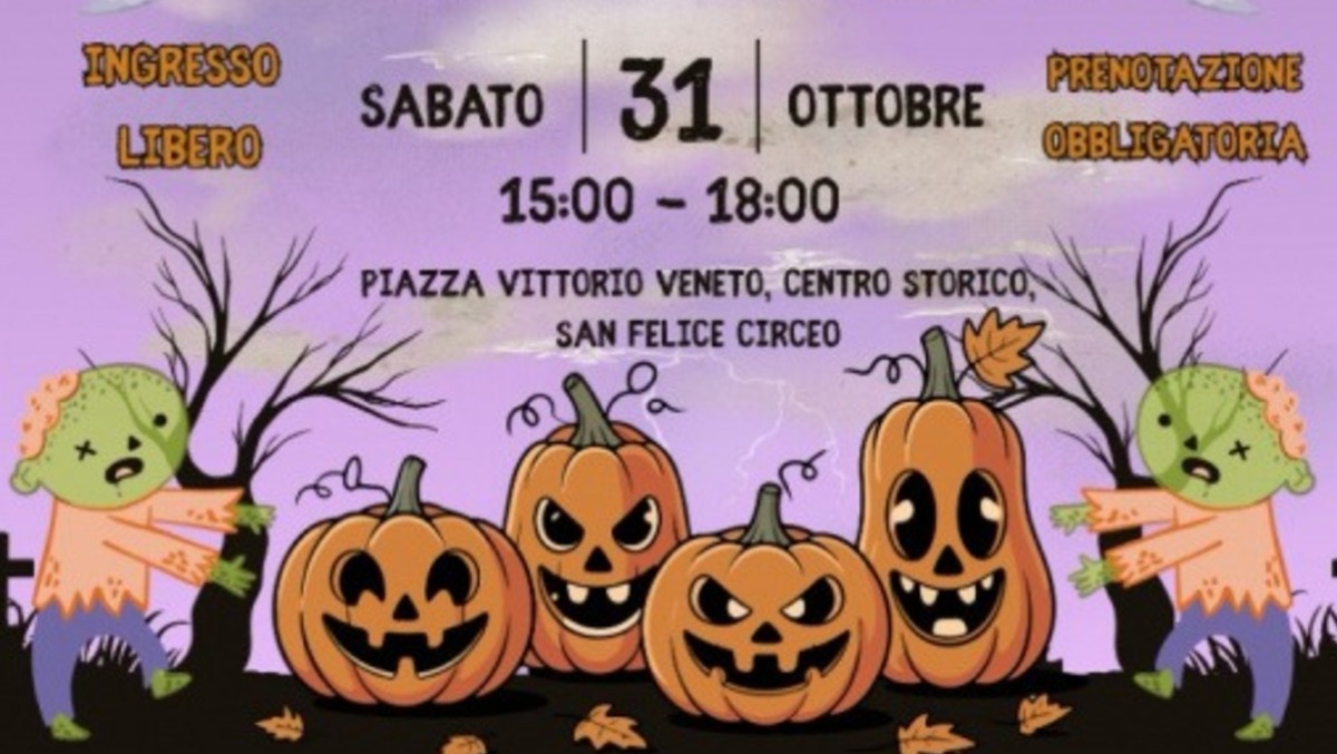 Halloween a San Felice Circeo: sabato 31 ottobre festa in piazza per bambini tra magia e laboratori horror. - 