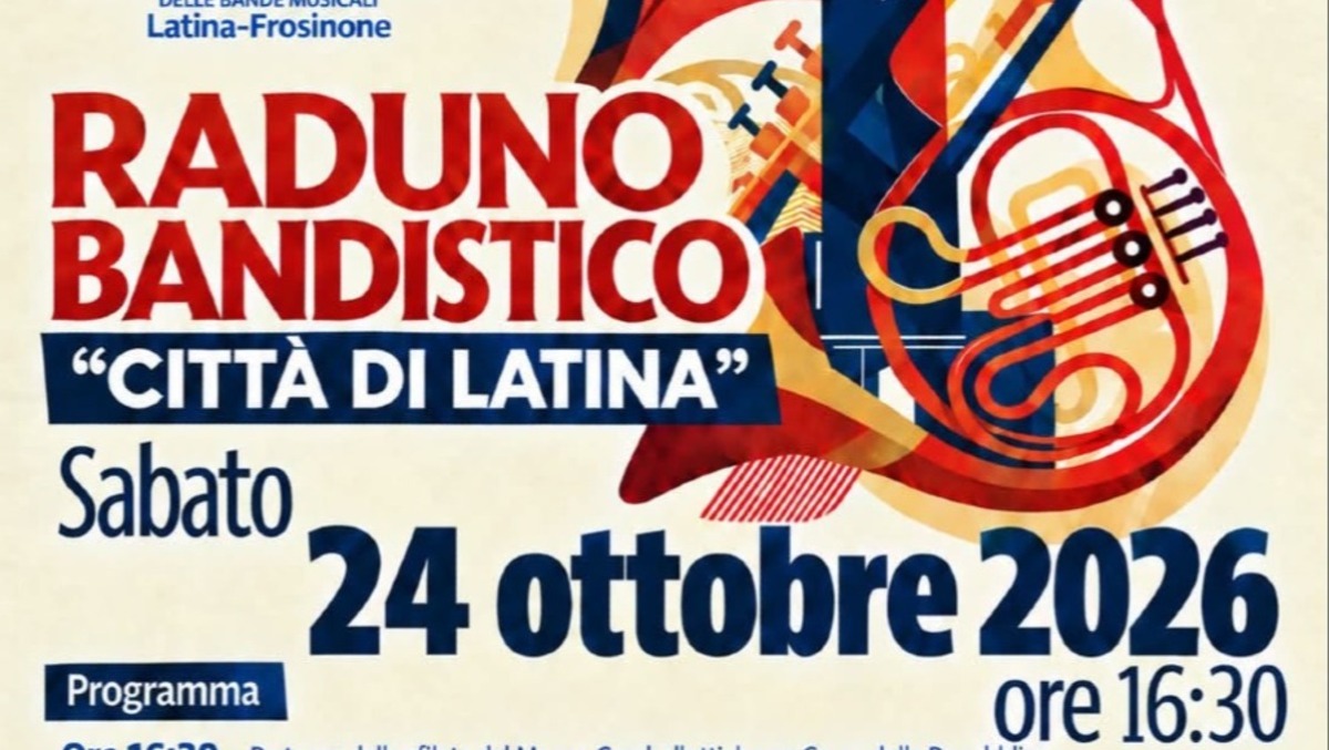 Oggi il Raduno Bandistico “Città di Latina”: sfilata e concerto in centro. - 