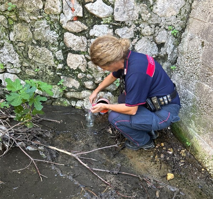 Sversamento illecito_Carabinieri Forestale Spigno Saturnia
