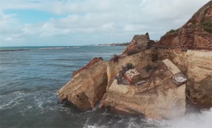 Falesia Turcotto_Anzio_crollo