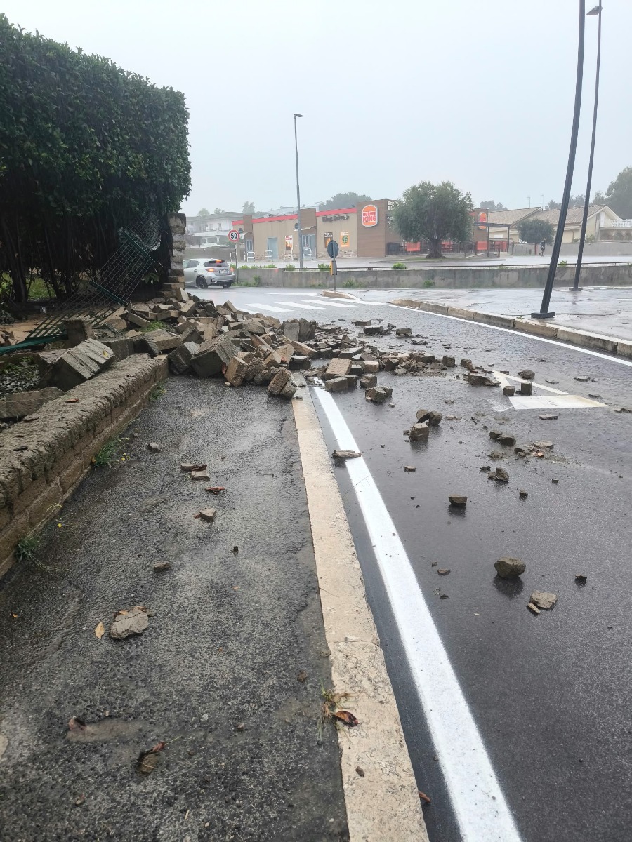 Anzio - maltempo - strade Allagate