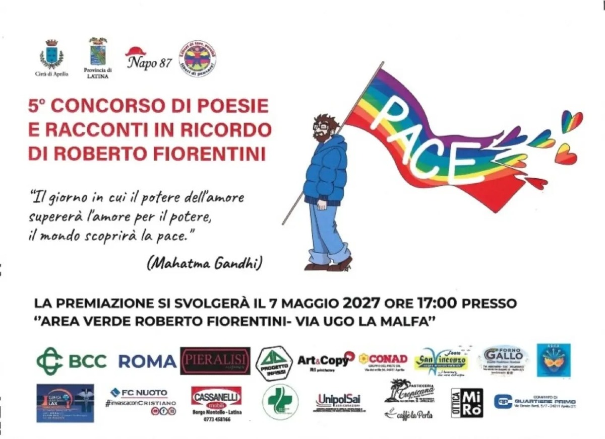 Concorso Poesie Roberto Fiorentini_quinta edizione 2026/27