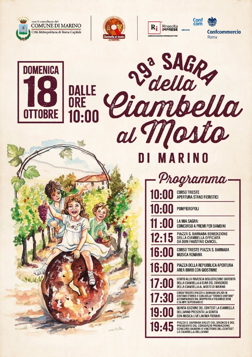Marino Sagra della Ciambella al Mosto 2026_loc