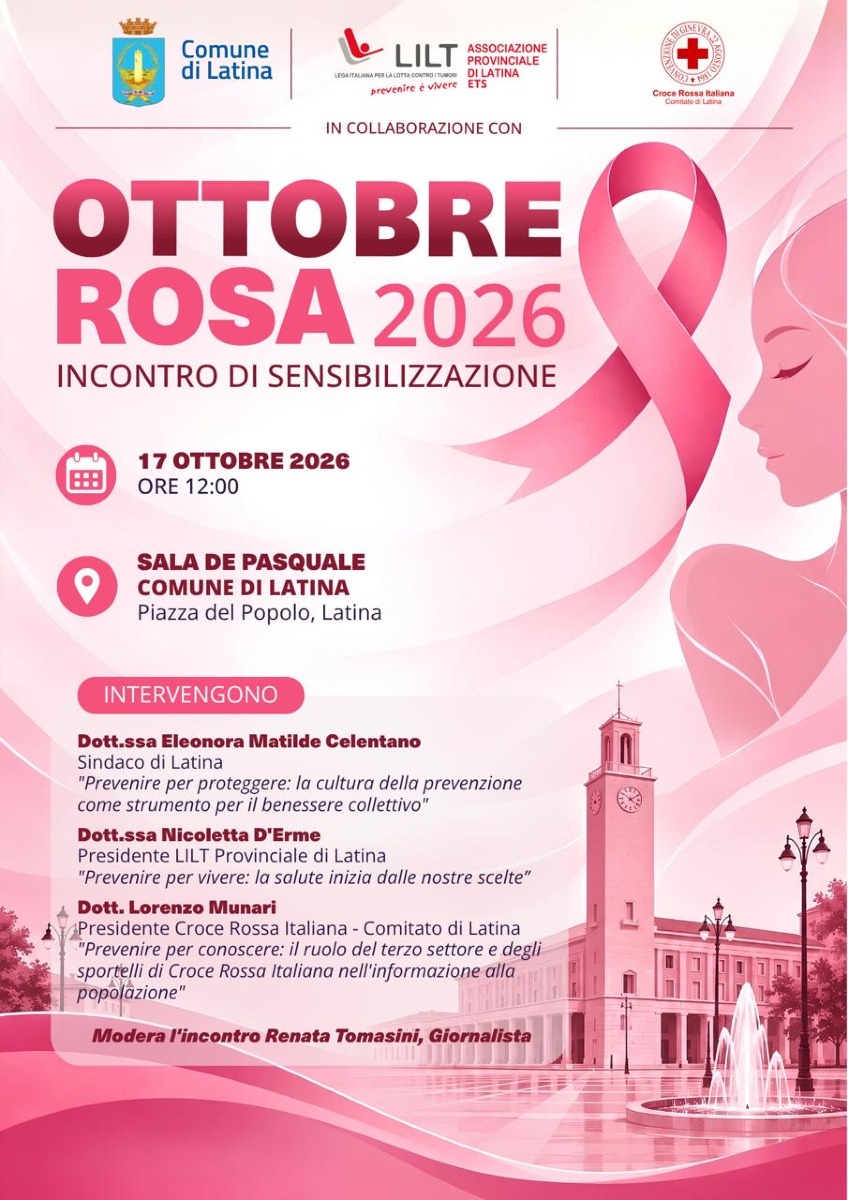 OTTOBRE ROSA Latina 2026_LOCANDINA