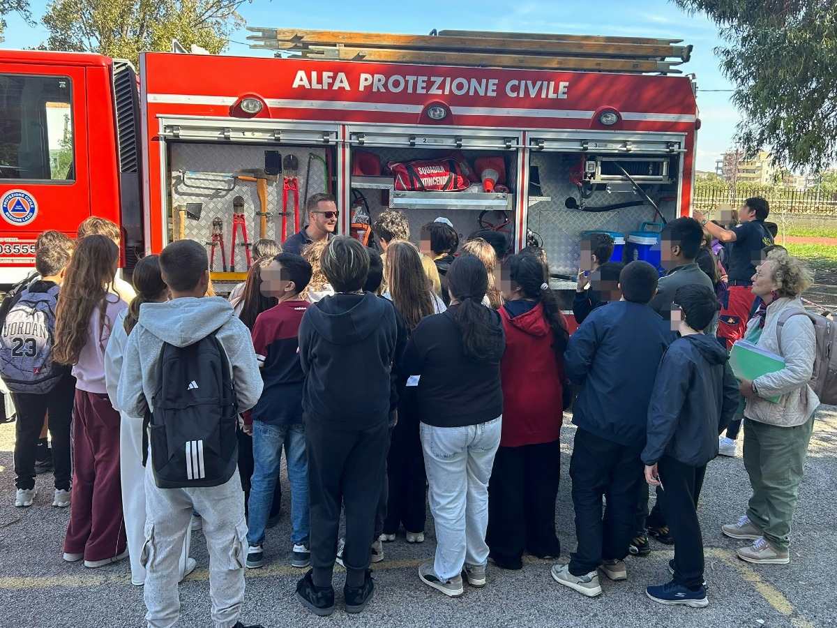 Matteotti Aprilia_incontro Protezione Civile_Polizia Loca
