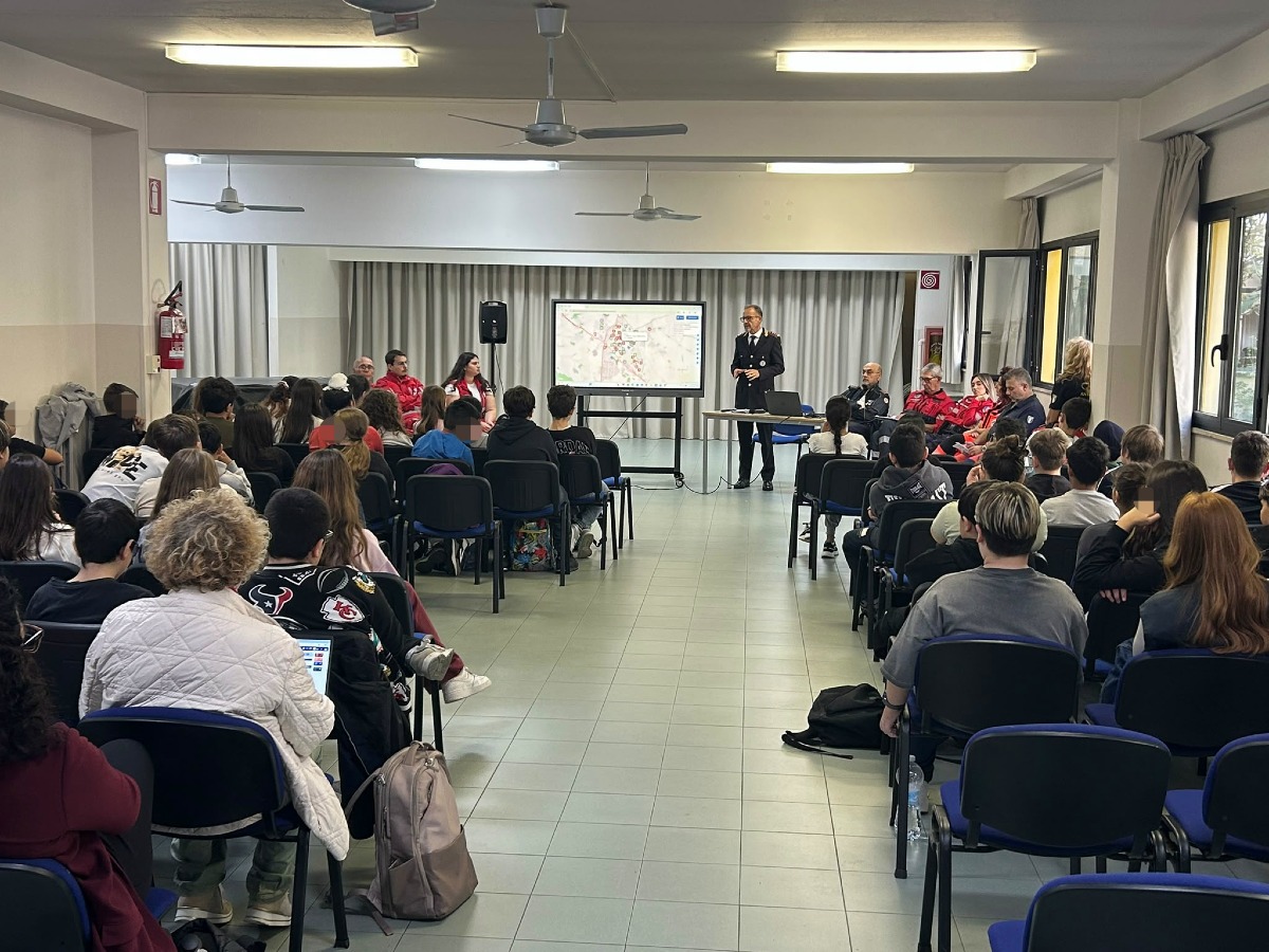Matteotti Aprilia_incontro Protezione Civile_Polizia Loca
