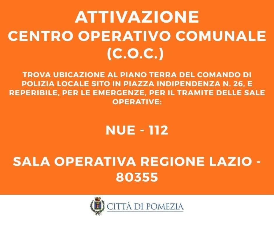 Pomezia_maltempo_attivazione COC