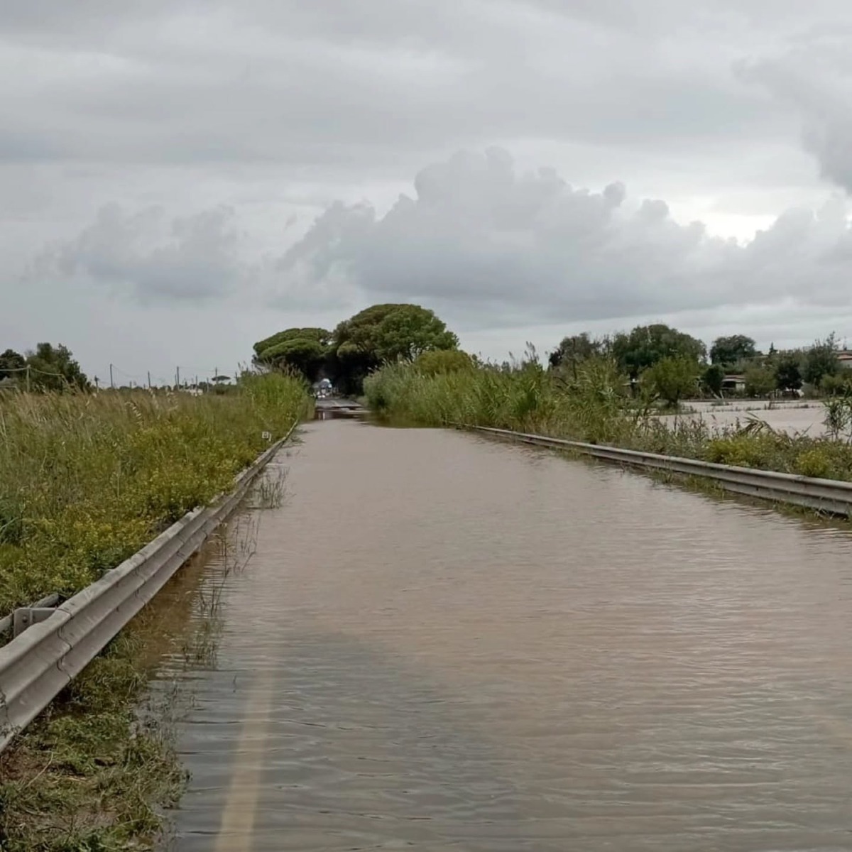 Chiusura dell'Appia a Terracina