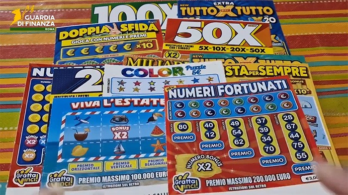 Gratta e Vinci_Guardia di Finanza Roma