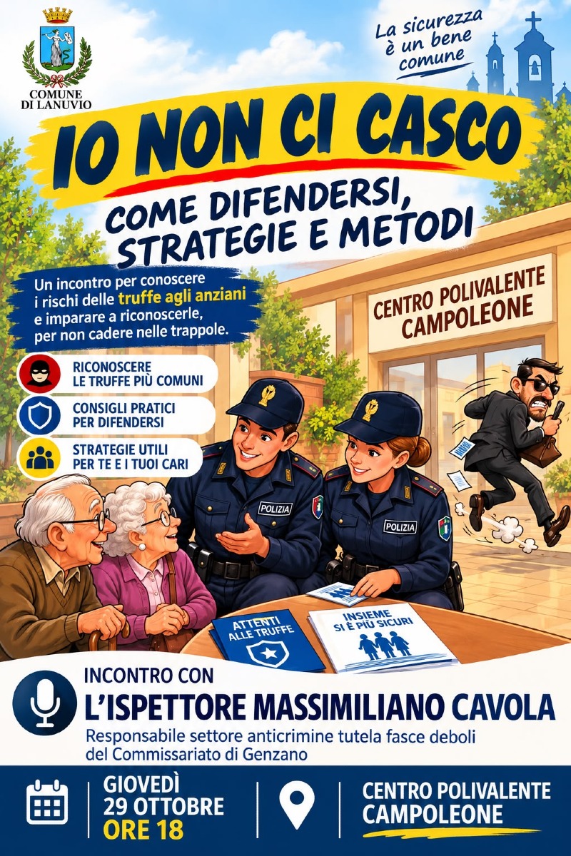 Lanuvio Io non ci casco_locandina