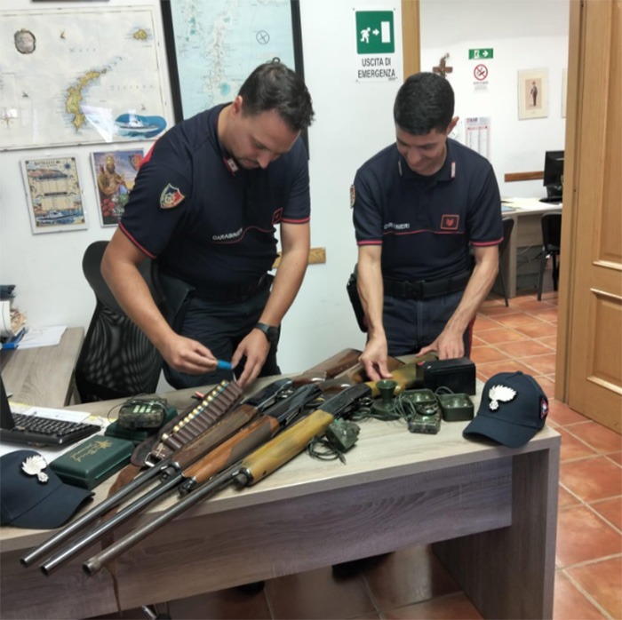Carabinieri Ponza_operazione attività venatorie