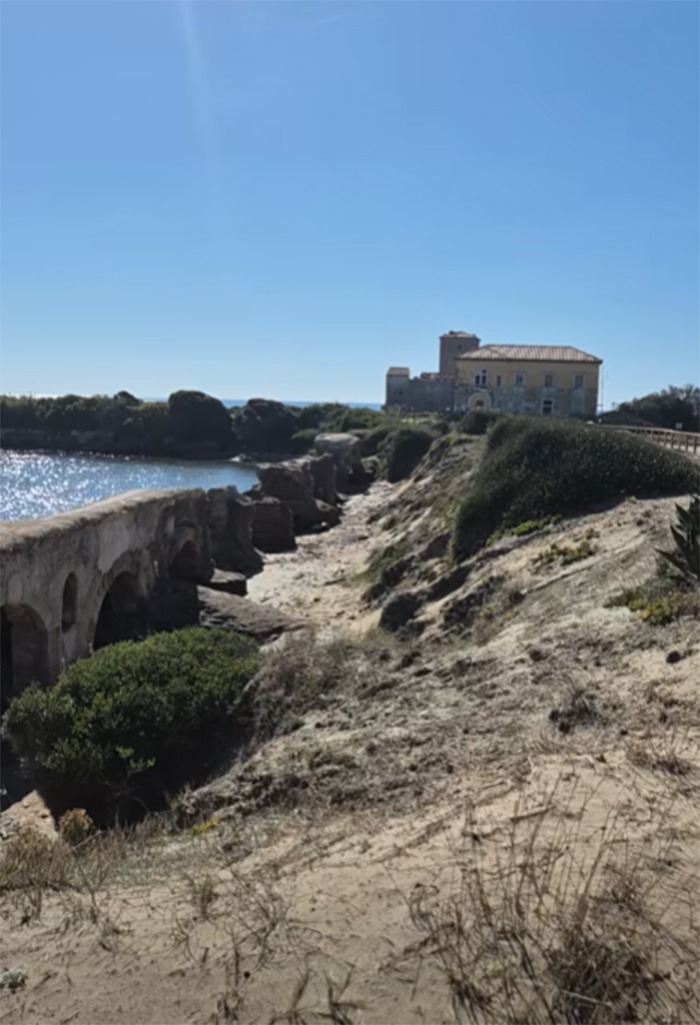 Torre Astura_ponte acquedotto romano restaurato