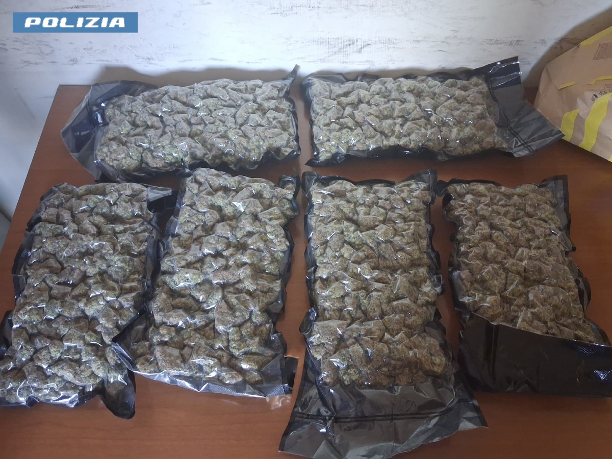 Marjiuana al mentolo Polizia